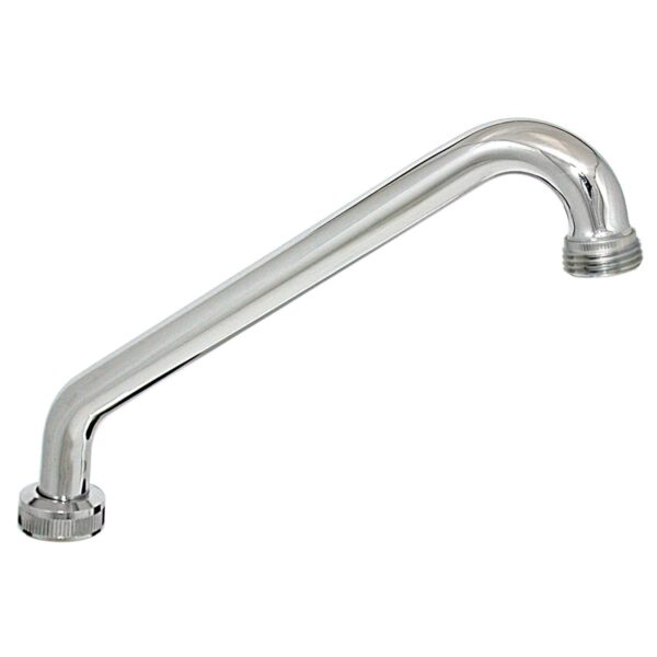 Phoenix Products 8 Inch High-Rise Faucet Spout, Chrome Silver
