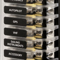 Blue Sea 6-Circuit AGC Fuse Block, 32V 100A, Screw-On