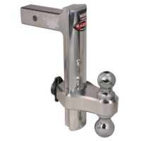 Trimax Dual Hitch Ball Mount, 2 Inch Receiver, 10,000 LB
