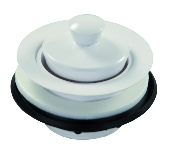 JR Products Sink Strainer with Pop-Up Stopper, 2 in. Drain, Plastic