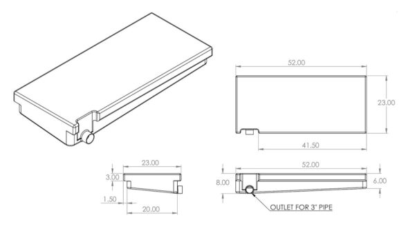 Alpha Systems 30-Gallon Waste Holding Tank