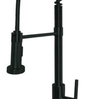 Empire Faucets Kitchen Faucet, Pull Out Spout, Matte Black