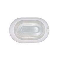 RV Designer Slim Single Dome LED Light, 5-7/8 x 3-3/4 in, White Lens