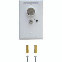 Winegard Wall Plate TV Signal Amplifier, 12 Volt, White