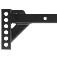 Fastway Weight Distribution Hitch Shank, 12", 7" Rise, Black