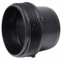 Valterra Straight Sewer Hose Adapter, Black