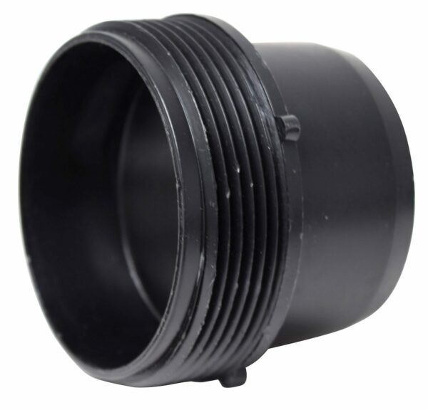 Valterra Straight Sewer Hose Adapter, Black