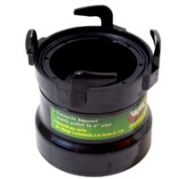 Valterra 3 Inch Bayonet Waste Valve Fitting, Black