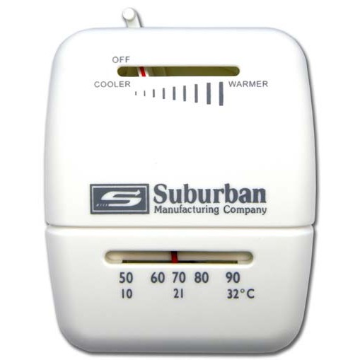 Suburban Wall Thermostat for RV Furnace, 12 Volt, Single Stage