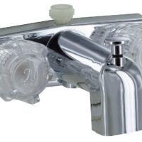Phoenix 2-Handle Bathtub Faucet, Chrome Plated, Diverter Spout