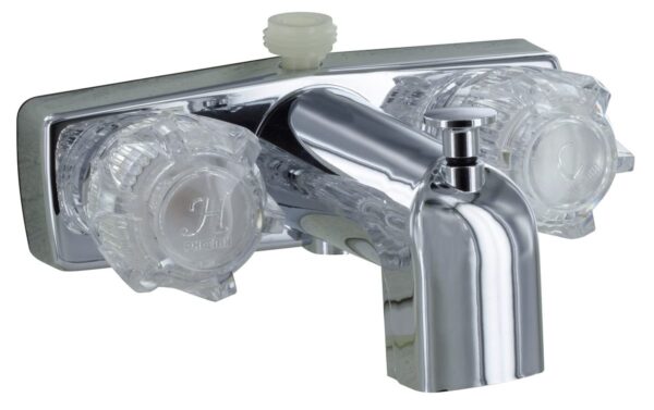 Phoenix 2-Handle Bathtub Faucet, Chrome Plated, Diverter Spout
