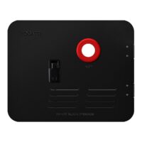 Fogatti Water Heater Access Door, Black Steel, Flush Mount