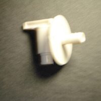 Petersen Molding Fresh Water Tank Drain Valve with Hose Barb, 3/8 Inch