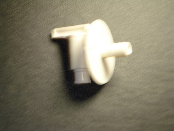 Petersen Molding Fresh Water Tank Drain Valve with Hose Barb, 3/8 Inch