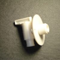 Petersen Molding Fresh Water Tank Drain Valve with Male Thread, 3/8 Inch