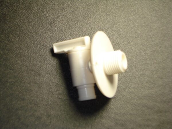 Petersen Molding Fresh Water Tank Drain Valve with Male Thread, 3/8 Inch