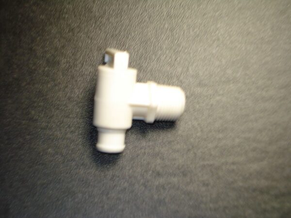 Petersen Molding Fresh Water Tank Drain Valve, 3/8-inch Male Thread