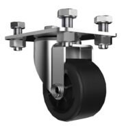 Big Ant Swivel Caster Set, 2 in, Bolt-On