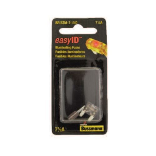 Bussmann Easy ID Blade Fuse, Yellow, ATM 20 Amp, Pack of 2
