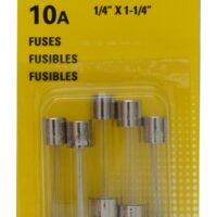 Bussmann Glass Tube Fuse, 10 Ampere AGC, Pack of 5
