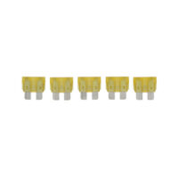 Bussmann 20 Ampere ATC Blade Fuse, Yellow, Pack of 5