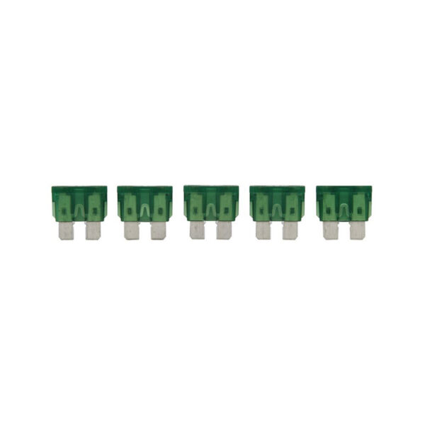 Bussmann 30 Amp Green Blade ATC Fuse, Pack of 5