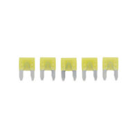 Bussmann 20 Amp Yellow Blade ATM Fuse, Pack of 5