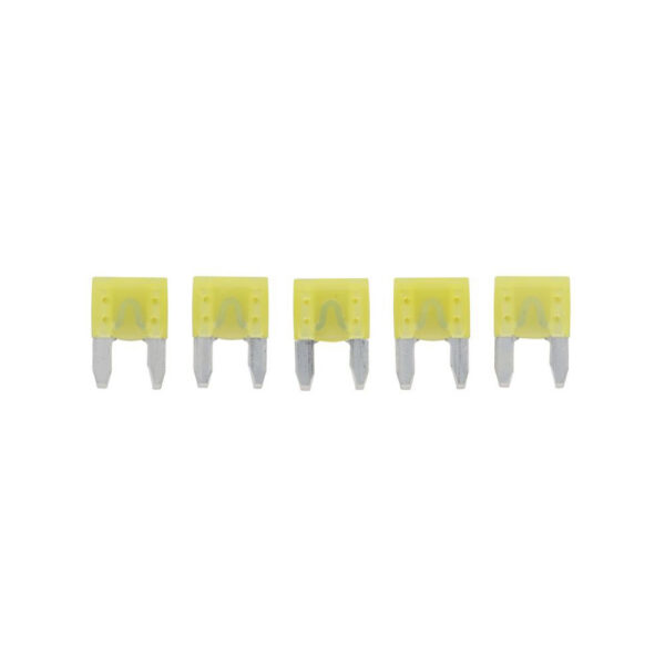 Bussmann 20 Amp Yellow Blade ATM Fuse, Pack of 5