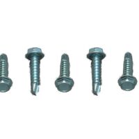 AP Products #8 Self-Drilling Screw, Hex Washer Head, 3/4 Inch, Pack of 500