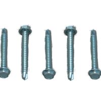 AP Products #8 Self-Drilling Screw, Hex Washer Head, 1-1/2 Inch, Pack of 500