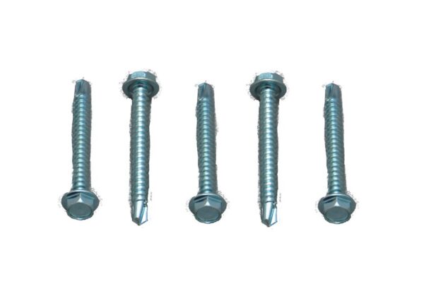 AP Products #8 Self-Drilling Screw, Hex Washer Head, 1-1/2 Inch, Pack of 500
