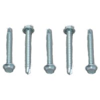AP Products Self-Drilling Screw Number 8, 1.5 Inch, Hex Washer Head, Pack of 100