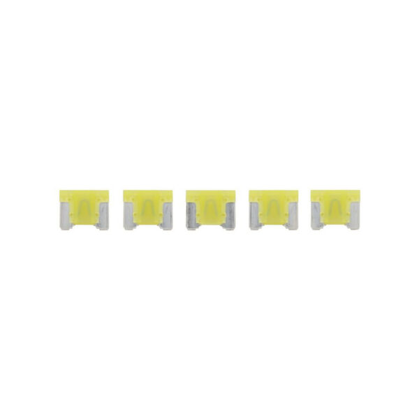Bussmann 20 Amp ATM Blade Fuse, Yellow, Pack of 5