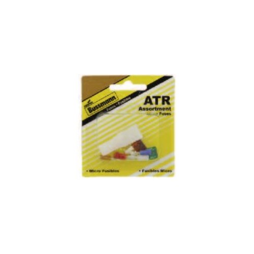 Bussmann ATR Micro Blade Fuse Assortment Kit, 7-Pack